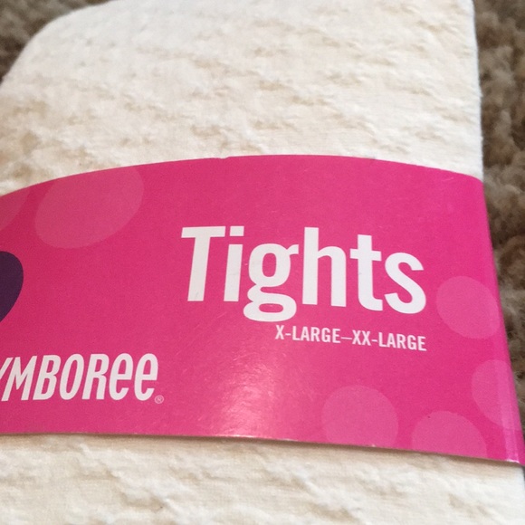NEW With Tags off white Gymboree tights Sz X-Large/XX-Large - Picture 2 of 3